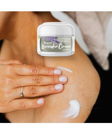 Organic Lavender Cream 2oz | Hand, Body & Face Moisturizer | Appalachian Botanical Co | Lavender Lotion - Buy Online on GoSupps.com