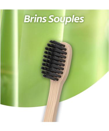 Eco-Friendly Colgate Bamboo Toothbrush with Charcoal - Soft & Biodegradable for Sensitive Teeth - Promotes Healthy Oral Care - Buy Online on GoSupps.com