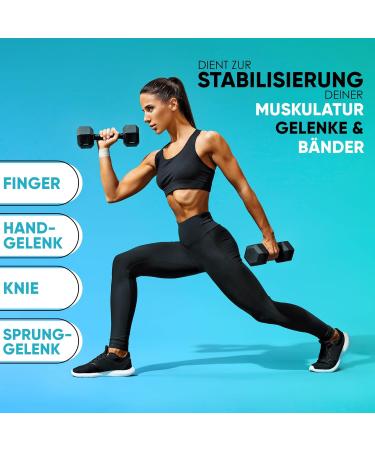 Sports Tape - 6 Rolls (3.8cm x 10m) | Tearable White Professional Sport Tape for All Sports | Buy Now! - Buy Online on GoSupps.com