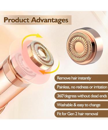 Xumann 4pc Replacement Heads for Finishing Touch Flawless Facial Hair Removal Tool - Buy Online on GoSupps.com