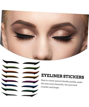 FOMIYES 36 Pairs Glitter Eyeliner Double Eyelid Strips Eye Skin Sticker Adhesive Tape Eyes Miss - Buy Online on GoSupps.com