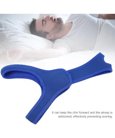 V-Face Splicing Anti-Snoring Chin Strap - Blue | Snoring Solution for Men and Women | Bedroom Essential - Buy Online on GoSupps.com