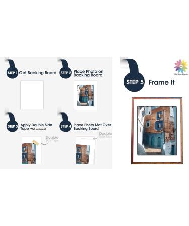 Mat Board Center White Backing Boards 12x12 - 10 Pack for Art & Photo Prints - Buy Online on GoSupps.com