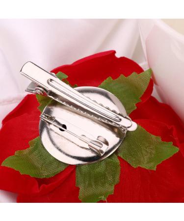 Artificial Large Red Rose Hairpin Clip for Women - Party Hair Accessories - Buy Online on GoSupps.com