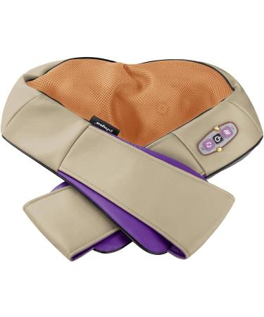 Physa Neck Massage Device - Heated Neck & Shoulder Massager Pillow with 8 Heads & Dual Direction - PH-24NM-1 (Beige) | International Shipping - Buy Online on GoSupps.com