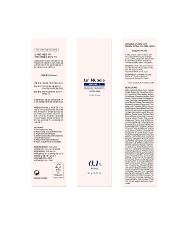 Le' Nubele Azulene Cica Stealth Retinol Deep Cream 0.1% Gentle Retinol Face Moisturizer Pore Tightening Skin Smoothing Barrier Care with Niacinamide Azulene Peptides & Ceramides 20g/0.70 oz. - Buy Online on GoSupps.com