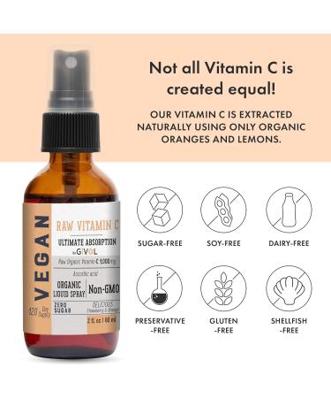 GIVOL Organic Elderberry Mist-Sambucus Nigra (Extra Strength) and Vitamin C Extra Strength Spray Mist: Daily Absorption Liquid Extract - Non-GMO - Immune Boost Optimizes Wellness Benefits - Buy Online on GoSupps.com