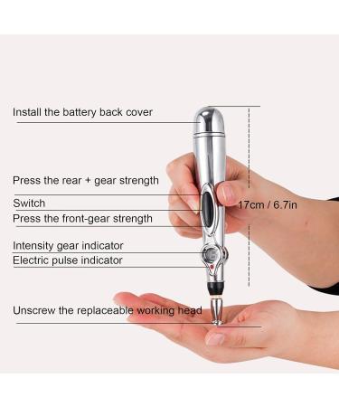 3 in 1 Electronic Acupuncture Pen | Portable Pain Reliever & Meridian Energy Massage Tool for Relief - Buy Online on GoSupps.com