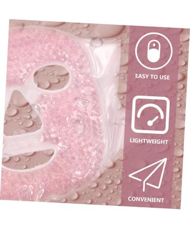 SHERCHPRY Warm Face Mask for Women Full Face Gel Mask for Relaxation Wrinkle Reduction Pink Color - Buy Online on GoSupps.com