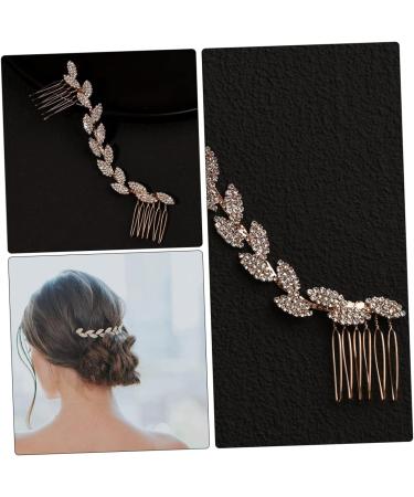 Angoily Bridal Hair Accessories Crystal Wedding Hair Accessory Pearl Hair Barrettes Crystal Hair Clips Pearl Hair Accessories for Women Rhinestones Zinc Alloy Women's Hair Comb - Buy Online on GoSupps.com