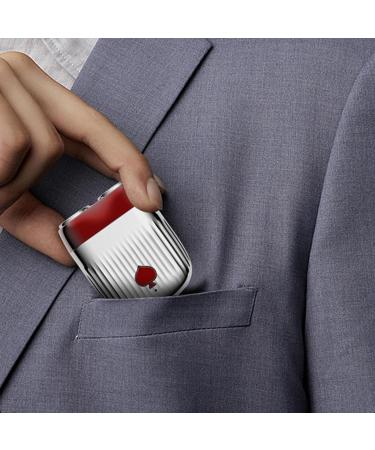 Portable USB Electric Rotary Shaver for Men - Cordless Rechargeable Beard Trimmer - Buy Online on GoSupps.com