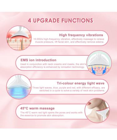 Facial Neck Massager for Skin Care Lifting Massager with 3 Modes Anti Aging Reduced Puffiness Facial Device for Skin Tightening & Lifting - Buy Online on GoSupps.com