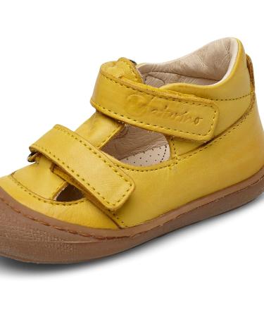 Naturino Puffy-Leather Shoes 4 UK Yellow Giallo 0g04 - Stylish and Comfortable Kids Footwear - Buy Online on GoSupps.com