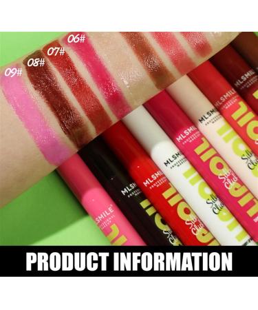 3 Colors Fat Lip Oil Click Slick - Moisturizing Long-lasting Lip Balm & High Pigment Glow Oil - Lightweight Plumper with Coconut Oil | Set A - Buy Online on GoSupps.com