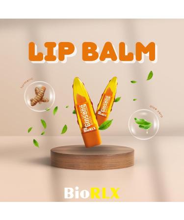 BioRLX Aloe Vera Ginseng & Turmeric Lip Balm | Nourishing Hydration for Healthy Lips | Ship Worldwide - Buy Online on GoSupps.com