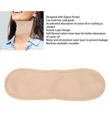 Buy GfRGFH Castor Oil Slack Package Set - Reusable Adjustable Soft Elastic Strap for Thyroid Gland - Khaki | International Shipping Available - Buy Online on GoSupps.com