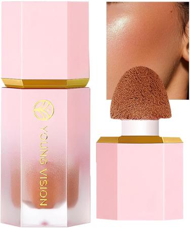 Liquid Blusher Makeup | 8-Color Matte Velvet Blusher Liquid Powder Blusher - Moisturizing Multifunctional Dewy Finish Skin Blusher Makeup Women's Soft Cheek Tint for Beautifying Pochy 106 - Buy Online on GoSupps.com