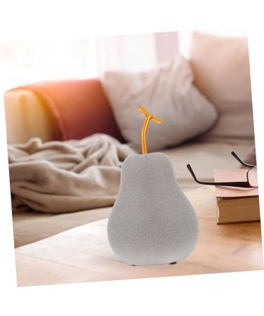Zerodeko 1pc Simulated Fruit Ornaments Decorative Apples Tv Stand Decor Items Home Accents Decor Porcelain Figurine Bookcase Decor Work Desk Decor Vegetables Accessories Christmas Ceramics Silver M - Buy Online on GoSupps.com