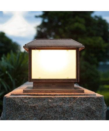 Victorian Solar Outdoor Outdoor Courtyard Garden Decorative Lights Lawn Lights Garden Sensor Light Bronze Finish