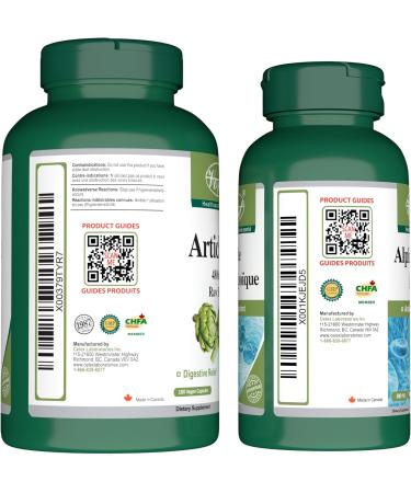VORST Artichoke 180 Vegan Capsules and Alpha Lipoic Acid 300mg 90 Capsules (Combo Bundle 2 Bottles) - Buy Online on GoSupps.com