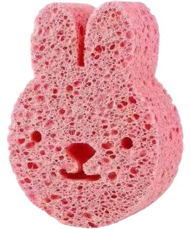 Sirseon Bath Sponge for Kids Wood Pulp Sponge Soft Bath Sponges - Cute Shower Brush Dead Skin Remover Bath Rub Shower Sponge Bath Supplies for Deep Cleansing Pink - Buy Online on GoSupps.com