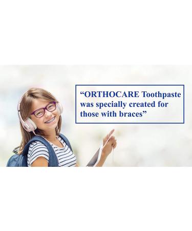 ORTHOCARE 4.4 oz Toothpaste for Orthodontic Braces - Freshen & Protect - Buy Online on GoSupps.com