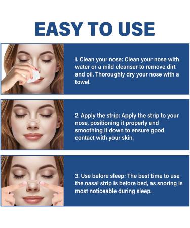 Nasal Strips Nose Plasters Clear Nose Strips for Snoring - 100 Strips - Buy Online on GoSupps.com