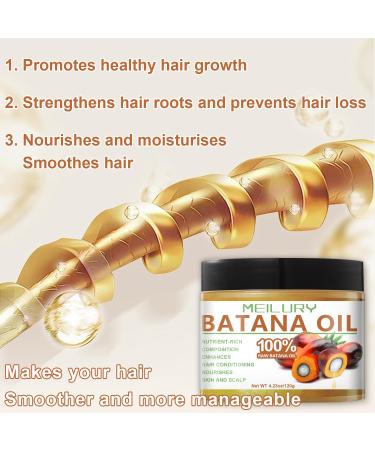 Raw Batana Growth Oil - Nourishing Hair Conditioner for Healthy Growth Split End Elimination & Thicker Hair (1pc - Buy Online on GoSupps.com