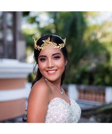 Beaupretty Golden Leaf Headband - Roman Goddess Hair Accessories for Weddings & Parties - Buy Online on GoSupps.com