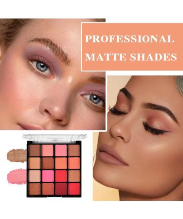 16 Colors Eyeshadow Palette Matte Nude Eye Makeup Palette Ultra-Blendable Long Lasting High Pigmented Waterproof Nudes Neutral Smooth Eye Shadow Palette for Women Natural Charming Looking #02 16 Colors 2# - Buy Online on GoSupps.com