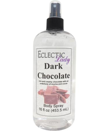 Dark Chocolate Body Spray 16 ounces Body Mist for Women with Clean Light & Gentle Fragrance Long Lasting Perfume with Comforting Scent for Men & Women Cologne with Soft Subtle Aroma For Daily 16 Fluid Ounces