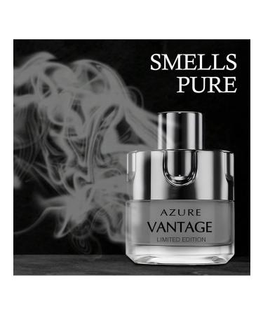 King&Azure Vantage Limited Edition Men Cologne Set Eau De Parfum Spray For Men Fruity Notes Enriched By A Strong Woody Based Fragance Ideal for Day Wear - 3.4 Fl Oz - Buy Online on GoSupps.com