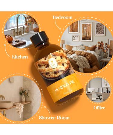 Autumn Pumpkin Pie Essential Oil 120ml - Natural Fall Fragrance for Aromatherapy Diffusers Massage & Candle Making - Buy Online on GoSupps.com