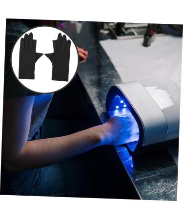 Housoutil 4 Pairs nail UV gloves nail gel Nylon Nail supplies breathable thin section Anti-UV summer sun protection gloves nail protection nail art accessory Accessories gel - Buy Online on GoSupps.com