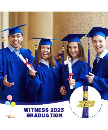 20 Pcs Blue Graduation Tassel with Gold 2023 Year Charm - Perfect for Graduate Parties and Ceremonies - Buy Online on GoSupps.com