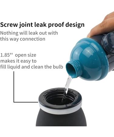 TopQuaFocus 420ml Black Anal Douche Bulb Kit - Colon Irrigation Douche for Men and Women - Buy Online on GoSupps.com