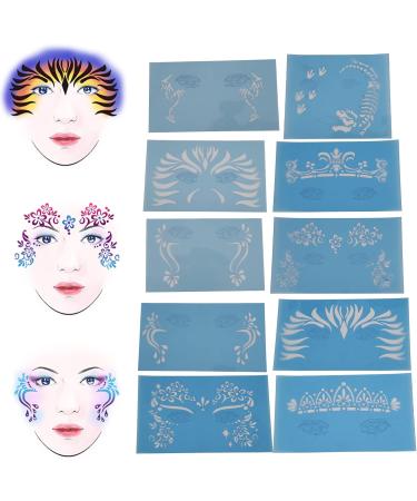 Unique Portable 10-Leaf Make-Up Template | Reusable Flexible Patterns for Women | Perfect for Parties & Stage Appearances - Buy Online on GoSupps.com