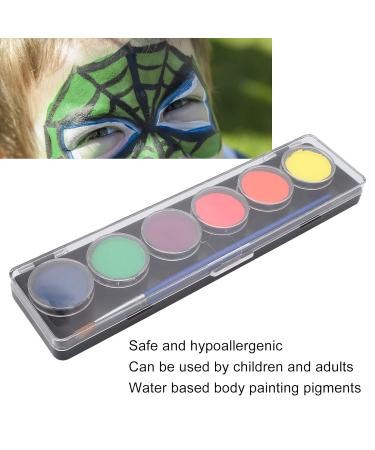 Buy 6-Color Body Painting Pigment Make-up Palette for Halloween | High Color Rendering International Shipping - Buy Online on GoSupps.com