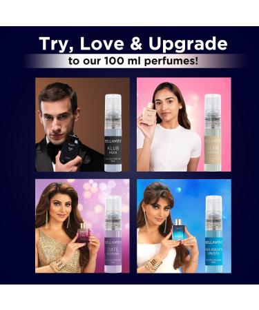 Be.lla Vi.ta Lu.xu.ry Men & Women Trial Pack of 10 X 5Ml Pocket Aerosol Perfumes Unisex Fresh Scent Fragrance Mix of Edp EDT & EDC Long Lasting Perfume Sweet Floral Woody Musky & Spicy - Buy Online on GoSupps.com