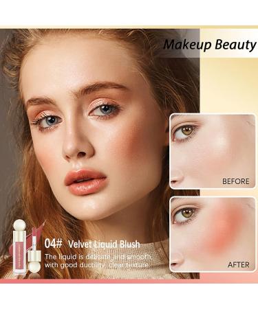SPRINGSKY Liquid Blush Set - 2PCS Soft Cream Matte Face Blush for Cheeks | Natural-Looking & Long-Lasting | Moisturizing & Lightweight | Beauty Gift For Women - Buy Online on GoSupps.com