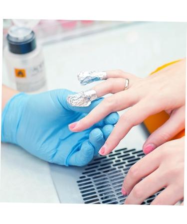  IWOWHERO Pack of 200 Aluminum Foil Sheets for Gel Nail Polish Remover Manicure Supplies - Buy Online on GoSupps.com