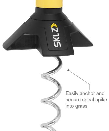 Star-Kick Hand-Free Solo Soccer Trainer - Ball Size 5 Black | Improve Passing Skills with Ground Anchor - Buy Online on GoSupps.com