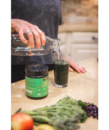 Warrior Strong Wellness Certified Organic Greens Powder - 30 Servings - Green Superfood Powder Energy Boost Detox Drink Fruit and Vegetable Powder Apple Cider Vinegar Green Tea Extract - Buy Online on GoSupps.com