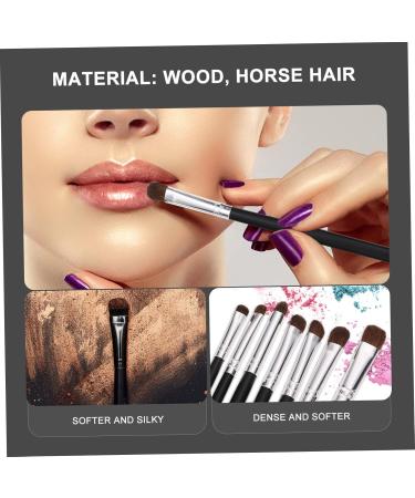 Baluue 14 Pcs Eye Makeup Brushes Elf Lip Balm Eyeshadow Brush Small Makeup Brush Face Cosmetic Wood Black - Buy Online on GoSupps.com