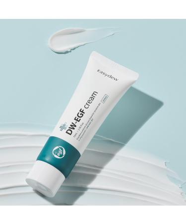 Easydew DW-EGF Cream 2.4 oz - Anti-Aging Moisturizer with Human Epidermal Growth Factor and Hyaluronic Acid | Collagen-Infused Lightweight Cream for Softer, Radiant Skin - Buy Online on GoSupps.com