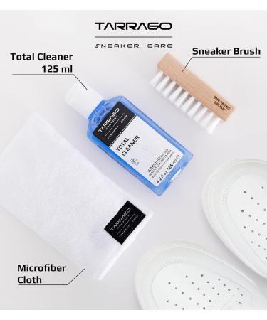 Tarrago DAILY CLEANING KIT - Shoe Cleaner Brush & Microfiber Cloth for Fresh Footwear Care - Buy Online on GoSupps.com