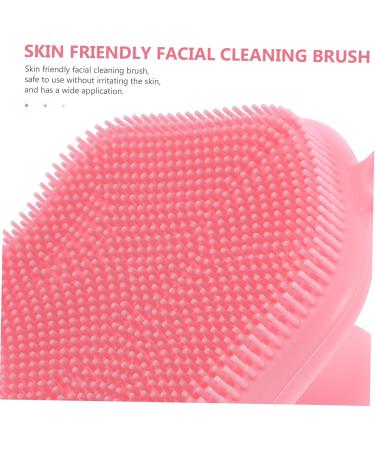 Beatifufu Silicone Cleansing Brush Silicone Face Cleanser Manual Facial Cleansing Brush Soft Face Scrubber Face Cleaning Brush Face Cleansing Brush Exfoliator Tool Handheld Silica Gel 7.5x7.4cm - Buy Online on GoSupps.com