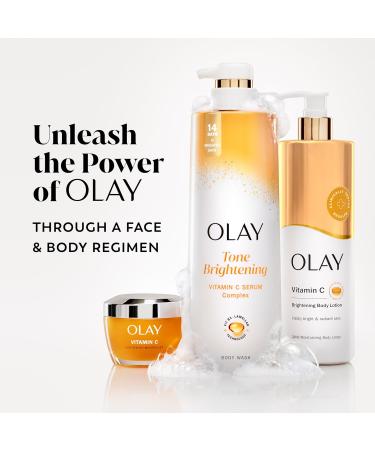 Olay Vitamin C Body Wash - Cleansing & Brightening, 17.9 Fl Oz (Pack of 4) - Buy Online on GoSupps.com
