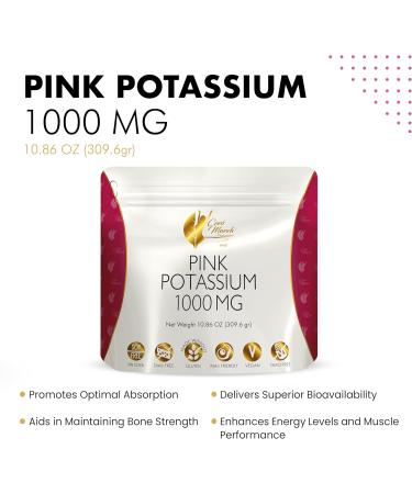 Coc March N.M.D Pink Potassium Powder - Supports Heart Health, Muscle Function, and Bone Health. Gluten Free, Dairy Free, Non-GMO, Soy Free, Vegan, Keto Friendly - 10.86 Oz (309.6 g) - Buy Online on GoSupps.com