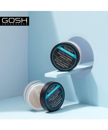 Gosh Waterproof Setting Powder | Long-lasting Finishing Powder for All Skin Tones | Matte Vegan & Wipe-proof Makeup Fixer - Buy Online on GoSupps.com